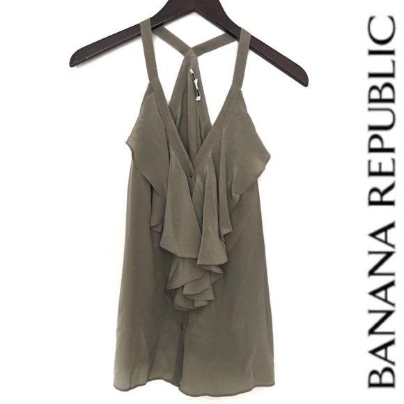 Banana Republic Tops - Banana Republic 100% silk tank size XS
